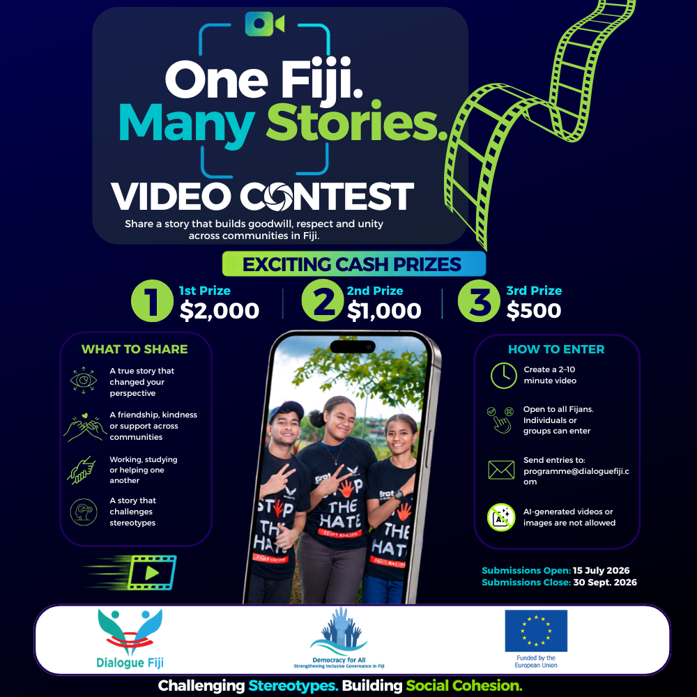 One Fiji. Many Stories. Video Contest — cash prizes, submissions close 30 Sept 2026