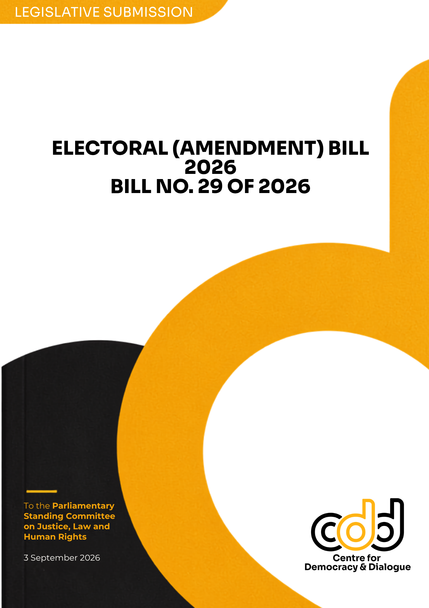 Electoral (Amendment) Bill 2026 (Bill No. 29 of 2026)