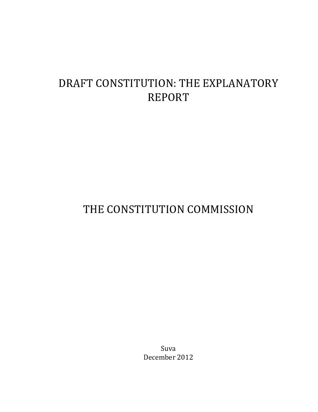 Ghai Commission Report (2012)